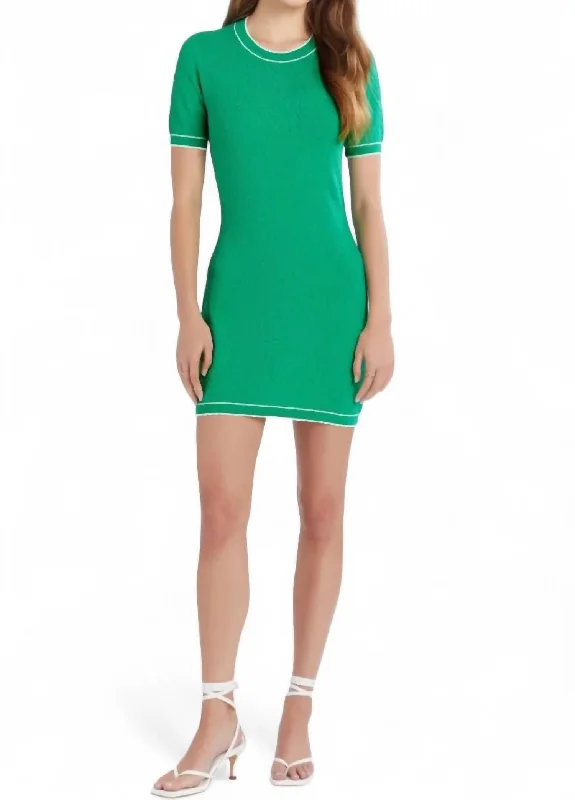 Sustainable fashion for stylish women   Avery Knit Dress In Jungle